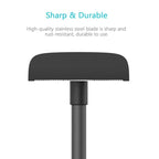 XPREEN XPRE034 Stretchable Handle Stainless Steel Blade Back Shaver Adjustable Back Razor with Lanyard for Men(Black) - British D'sire