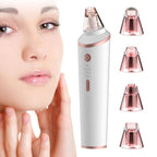 XPREEN XPRE037 Wireless Charging Multi-function Blackhead Extractor Pore Cleanser with Four Probes & LED Lighting Function(White) - British D'sire