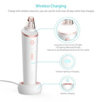 XPREEN XPRE037 Wireless Charging Multi-function Blackhead Extractor Pore Cleanser with Four Probes & LED Lighting Function(White) - British D'sire