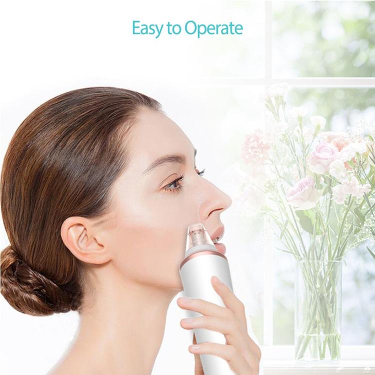 XPREEN XPRE037 Wireless Charging Multi-function Blackhead Extractor Pore Cleanser with Four Probes & LED Lighting Function(White) - British D'sire