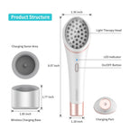 XPREEN XPRE052 Wireless Rechargeable Light Acne Treatment Device Home Acne Clearing Eraser with Blue Light and Red Light(White) - British D'sire