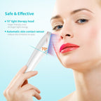 XPREEN XPRE052 Wireless Rechargeable Light Acne Treatment Device Home Acne Clearing Eraser with Blue Light and Red Light(White) - British D'sire