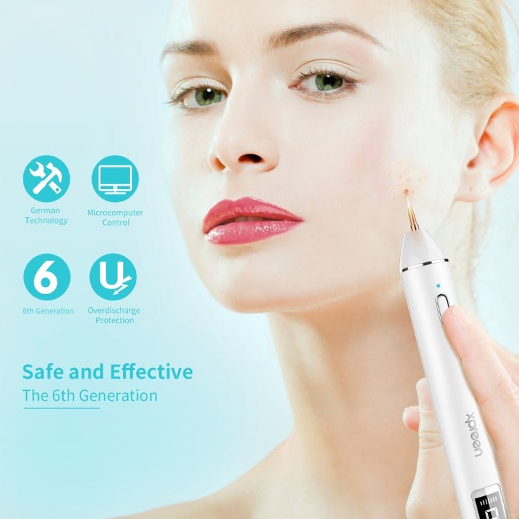 Xpreen XPRE061 Professional Dark Spot Remover Freckle Tattoo Chargeable Wart Mole Remover, with LED Screen and Spotlight(Tarnish) - British D'sire