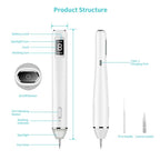Xpreen XPRE061 Professional Dark Spot Remover Freckle Tattoo Chargeable Wart Mole Remover, with LED Screen and Spotlight(Tarnish) - British D'sire
