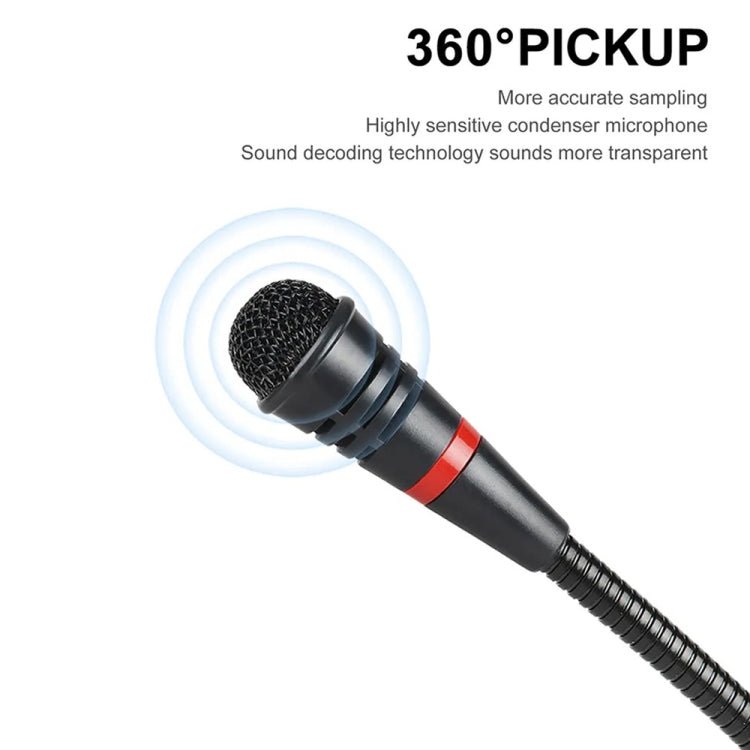 XTUGA A140 - C Wireless Microphone System 4 - Channel UHF Four Conference Mics(UK Plug) - British D'sire