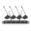 XTUGA A140 - C Wireless Microphone System 4 - Channel UHF Four Conference Mics(UK Plug) - British D'sire