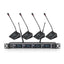 XTUGA A140 - C Wireless Microphone System 4 - Channel UHF Four Conference Mics(US Plug) - British D'sire