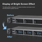 XTUGA A140 - C Wireless Microphone System 4 - Channel UHF Four Conference Mics(US Plug) - British D'sire