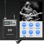XTUGA IEM1100 Professional Wireless In Ear Monitor System 2 BodyPacks(AU Plug) - British D'sire