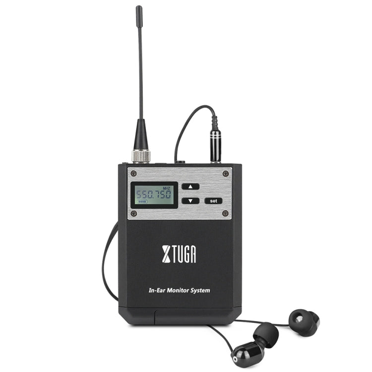 XTUGA IEM1100 UHF Wireless Stage Singer In - Ear Monitor System Single BodyPack Receiver - British D'sire