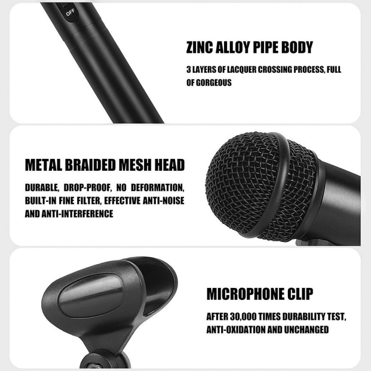 XTUGA MI7 - G 7 - Piece Wired Dynamic Drum Mic Kit Kick Bass Tom/Snare Cymbals Microphone Set - British D'sire