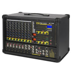 XTUGA PM1202 900W 10 Channel Stage Power Mixer 24Bit Multil - FX Processor Dual 99 DSP Effect DJ Amplifier (UK Plug) - British D'sire