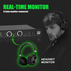 XTUGA RW2090 Professional Stage Wireless 2 Channel In Ear Monitoring System 2 in 1(UK Plug) - British D'sire