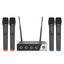 XTUGA S400 Professional 4 - Channel UHF Wireless Microphone System with 4 Handheld Microphone(AU Plug) - British D'sire