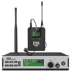 XTUGA SEM100 Professional Wireless In Ear Monitor System 1 BodyPacks(EU Plug) - British D'sire