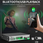 XTUGA SEM100 Professional Wireless In Ear Monitor System 2 BodyPacks(EU Plug) - British D'sire