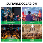 XTUGA SEM100 Professional Wireless In Ear Monitor System 2 BodyPacks(UK Plug) - British D'sire