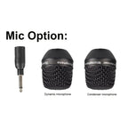 XTUGA U - 95 Wireless XLR Transmitter and Receiver UHF Wireless Guitar Transmitter Receiver With Condenser Mic - British D'sire