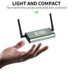 XTUGA U - F4600 Professional 4 - Channel UHF Wireless Microphone System with 4 Handheld Microphone(US Plug) - British D'sire
