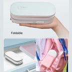 YAGE T125 LED Desk Lamp USB Foldable Reading Eye Light, Colour: Porcelain White - British D'sire