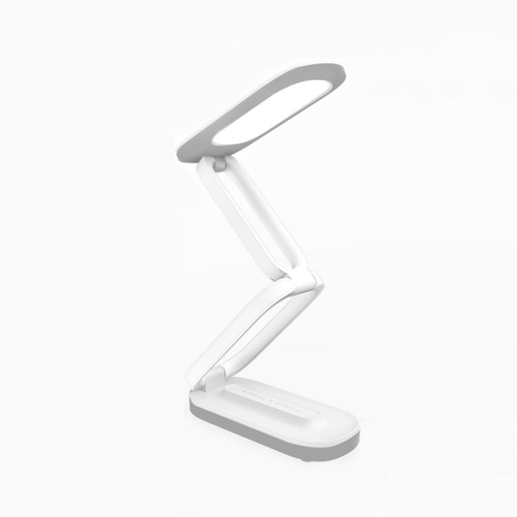 YAGE T125 LED Desk Lamp USB Foldable Reading Eye Light, Colour: Porcelain White - British D'sire