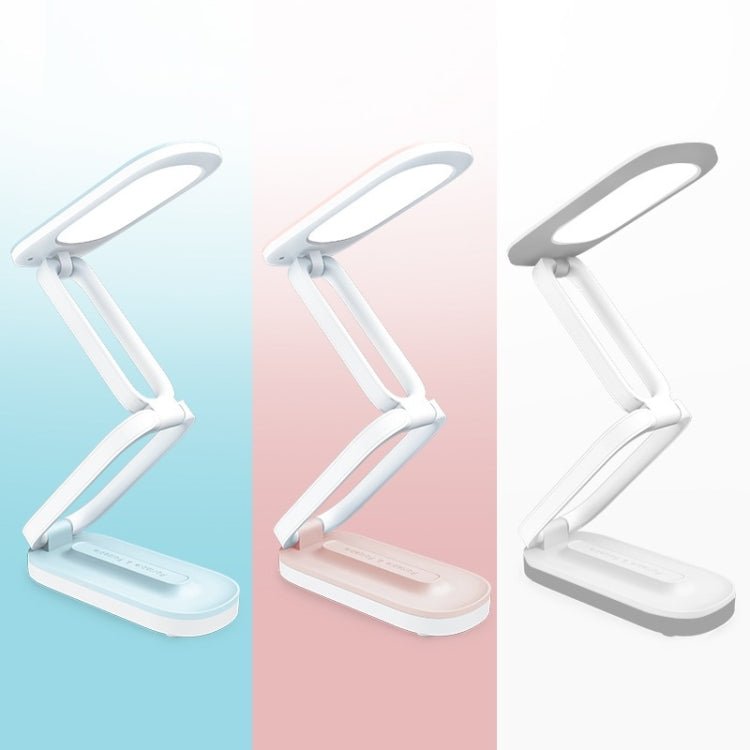 YAGE T125 LED Desk Lamp USB Foldable Reading Eye Light, Colour: Porcelain White - British D'sire