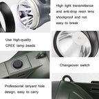 YAGE YG - 5710 5W LED Waterproof Glare Flashlight Outdoor Rechargeable Lighting Portable Lamp, CN Plug(ArmyGreen) - British D'sire