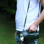 YAGE YG - 5710 5W LED Waterproof Glare Flashlight Outdoor Rechargeable Lighting Portable Lamp, CN Plug(ArmyGreen) - British D'sire