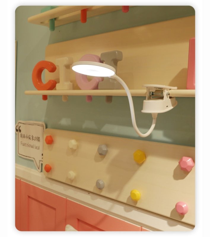 YAGE YG - 8102 2W 18LEDs Touch Switch 3 - Level Dimming Clip Desk Lamp Eye Protection LED Light - British D'sire