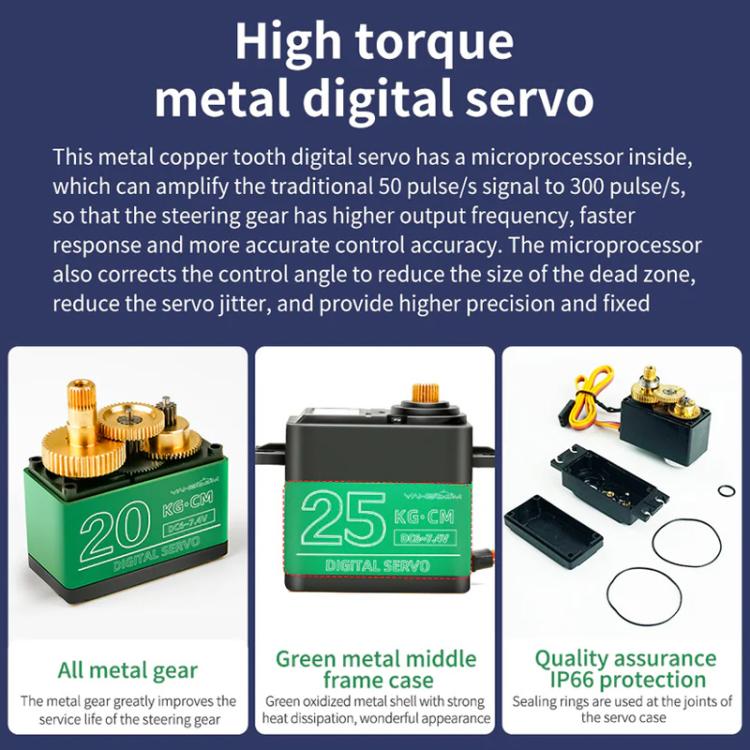 Yahboom 1DOF Electric Platform For Robot Car Green - British D'sire