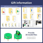 Yahboom 1DOF With Servo Electric Platform For Robot Car Green - British D'sire