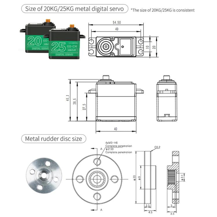 Yahboom 2DOF Electric Platform For Robot Car Green - British D'sire