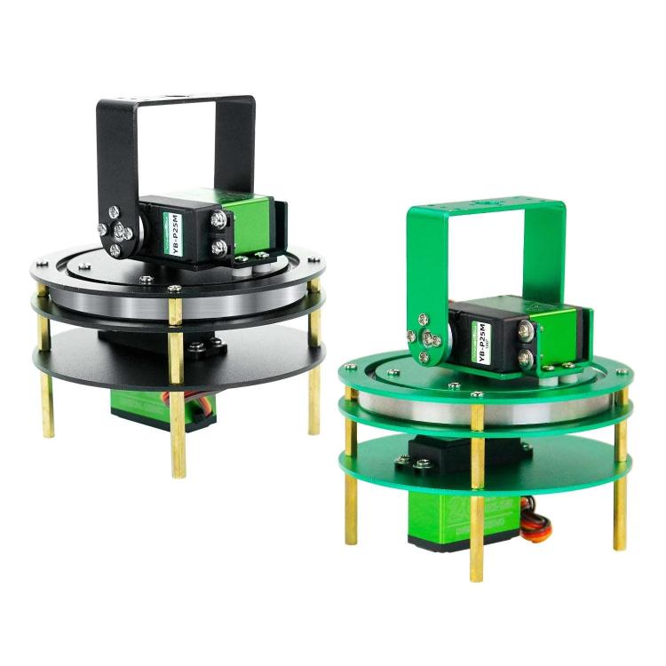 Yahboom 2DOF With Servo Electric Platform For Robot Car Black - British D'sire