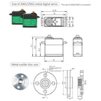 Yahboom 2DOF With Servo Electric Platform For Robot Car Black - British D'sire