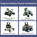 Yahboom 2DOF With Servo Electric Platform For Robot Car Black - British D'sire