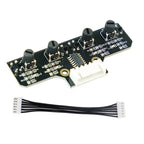 Yahboom 4 Channel Infrared Tracking Sensor Module For Smart Car Robot, Spec: Module+ 6Pin Cable - British D'sire