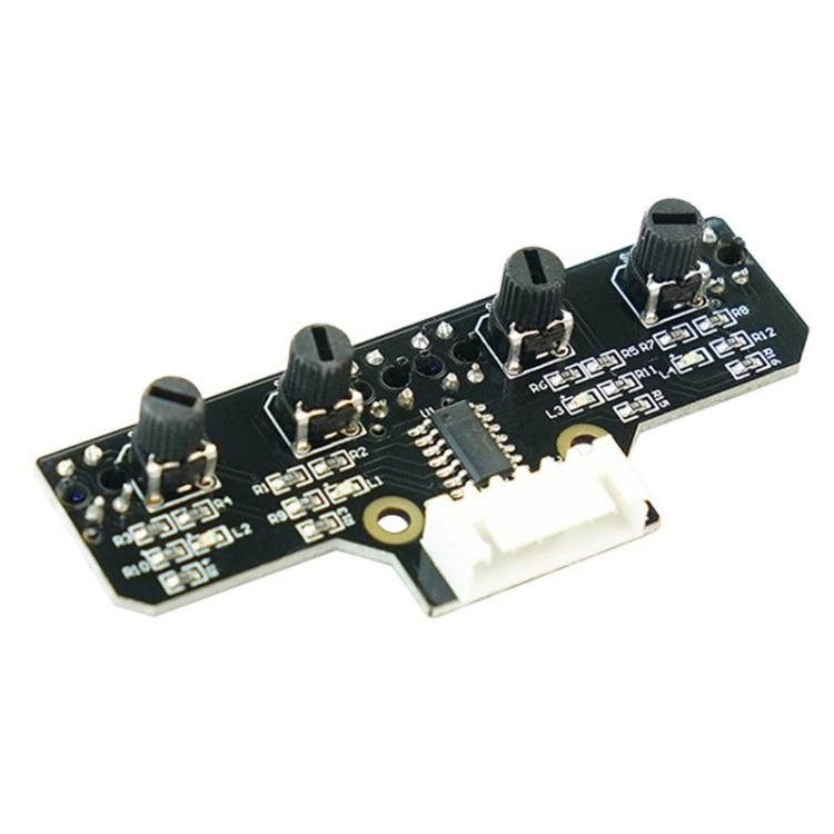 Yahboom 4 Channel Infrared Tracking Sensor Module For Smart Car Robot, Spec: Module - British D'sire