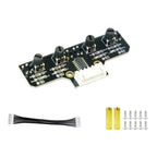 Yahboom 4 Channel Infrared Tracking Sensor Module For Smart Car Robot, Spec: With 6Pin Cable+16mm Copper Column - British D'sire