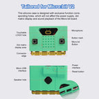 Yahboom For Micro:bit V1.5/ V2 Board Silicone Case Protective Shell(Green) - British D'sire