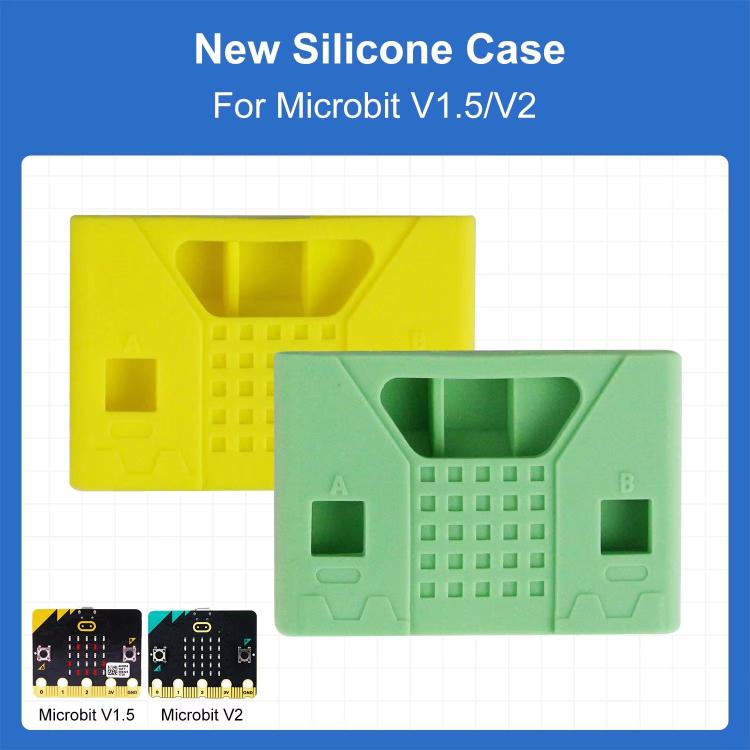 Yahboom For Micro:bit V1.5/ V2 Board Silicone Case Protective Shell(Yellow) Secondary image