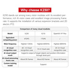 Yahboom K230 Vision Module Standard Edition CanMV Face Recognition Camera Sensor 2DOF Electric PTZ Set - British D'sire