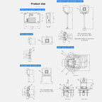 Yahboom K230 Vision Module With 2.4 - Inch HD Touch Screen 32G TF Card With Fixed Bracket - British D'sire