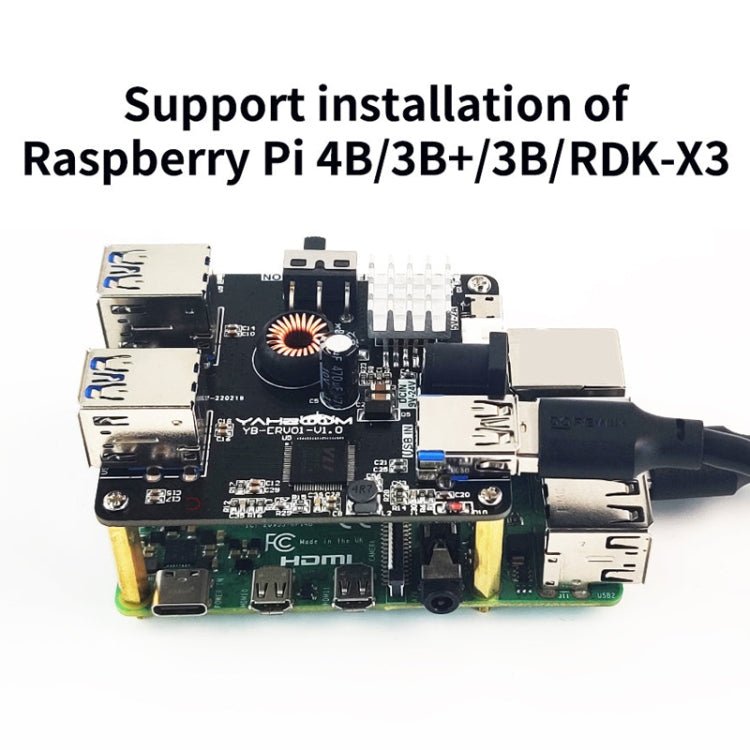 Yahboom USB3.0 HUB Expansion Board ROS Robot Expansion Dock(6000301226) - British D'sire