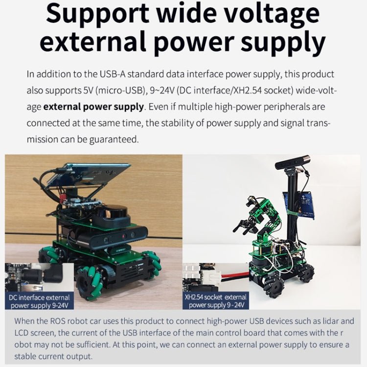 Yahboom USB3.0 HUB Expansion Board ROS Robot Expansion Dock(6000301226) - British D'sire