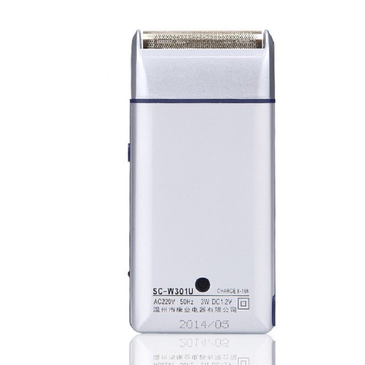 Yandou SC - W301U Shaver Men Electric Rechargeable Reciprocating Razor With Temple Trimmer CN Plug - British D'sire