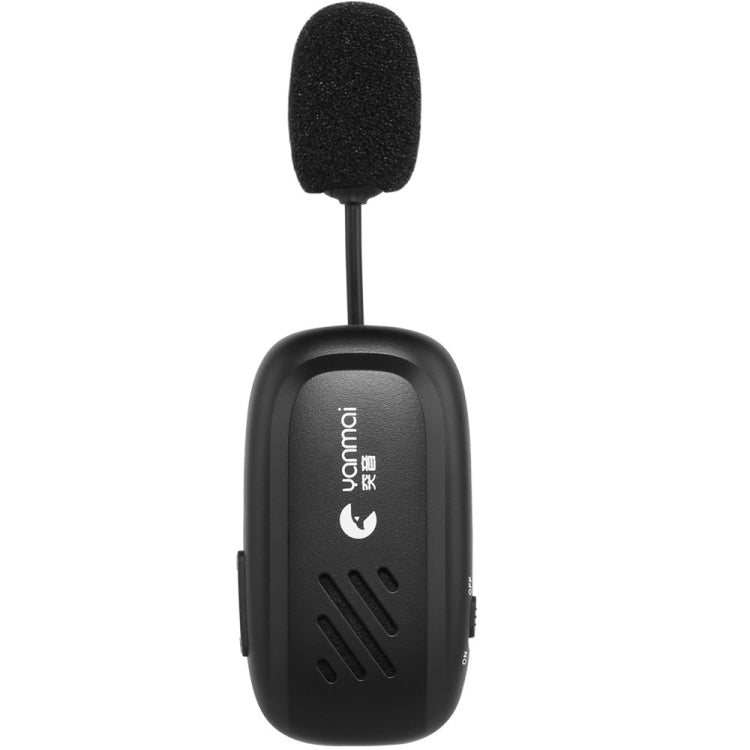 Yanmai K2 Portable Mini Wireless Bluetooth Lapel Microphone(Black) - British D'sire