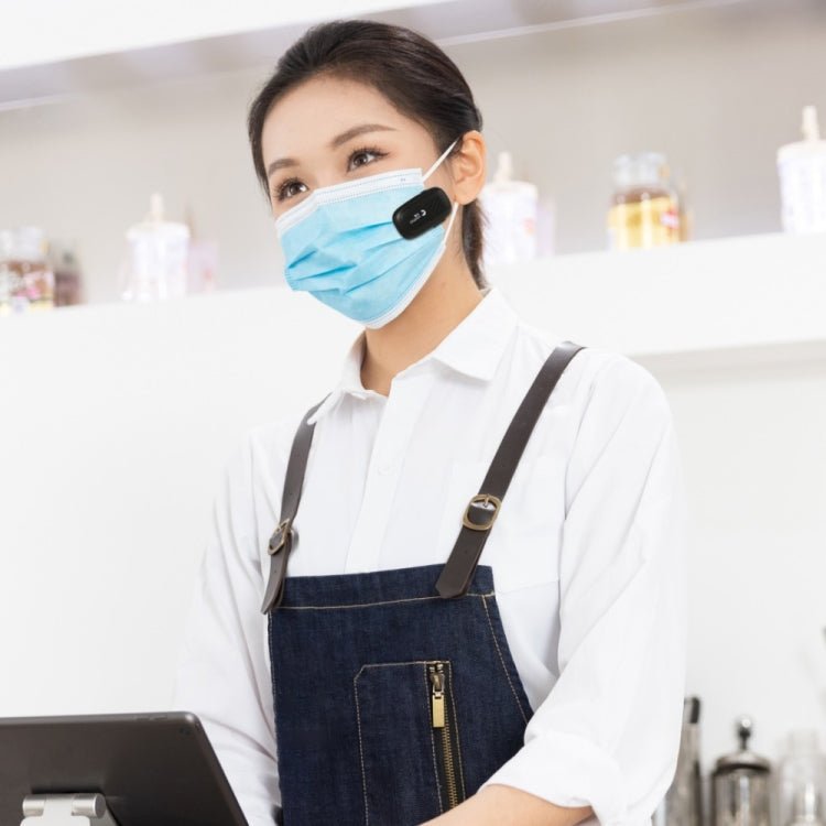 Yanmai K2 Portable Mini Wireless Bluetooth Lapel Microphone(Black) - British D'sire