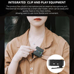 YELANGU MX5S 2.4G Live Broadcast Interview Wireless Recording Camera Microphone, 1 Receiver to 2 Transmitter(Black) - British D'sire