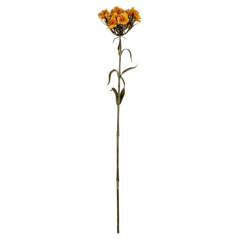 Yellow Dianthus Spray Artificial Flower Stem - Artificial Plants & Trees - British D'sire
