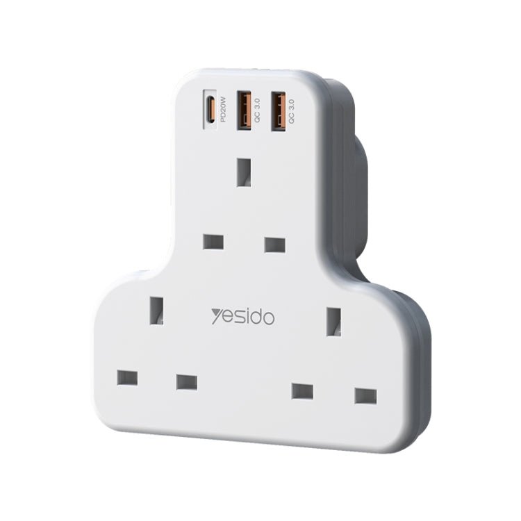 Yesido MC - 15 PD+QC 3.0 3250W Home High Power Fast Charging Socket, Plug Type:UK Plug(White) - British D'sire